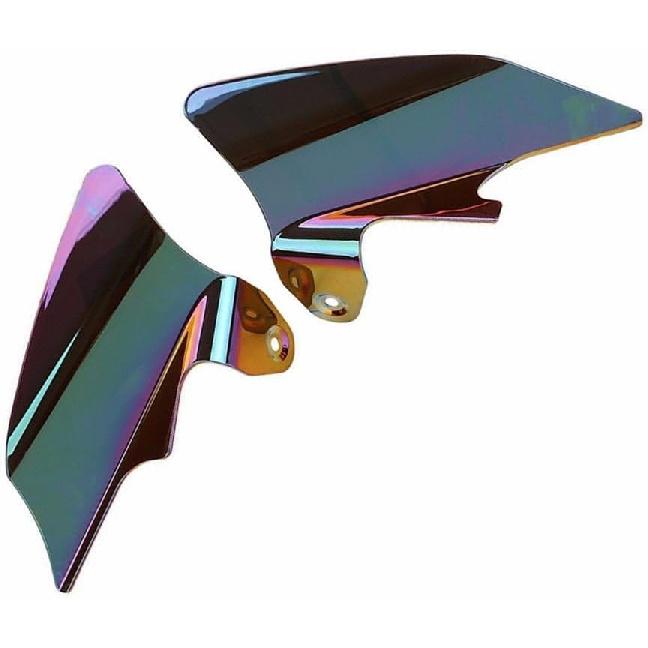 Saddle Shield Air Heat Deflector for Harley 1997-2007 Electra Glide Road Glide Road King Street Glide FLT FLHT FLHX FLHR FLTR (Iridium)
