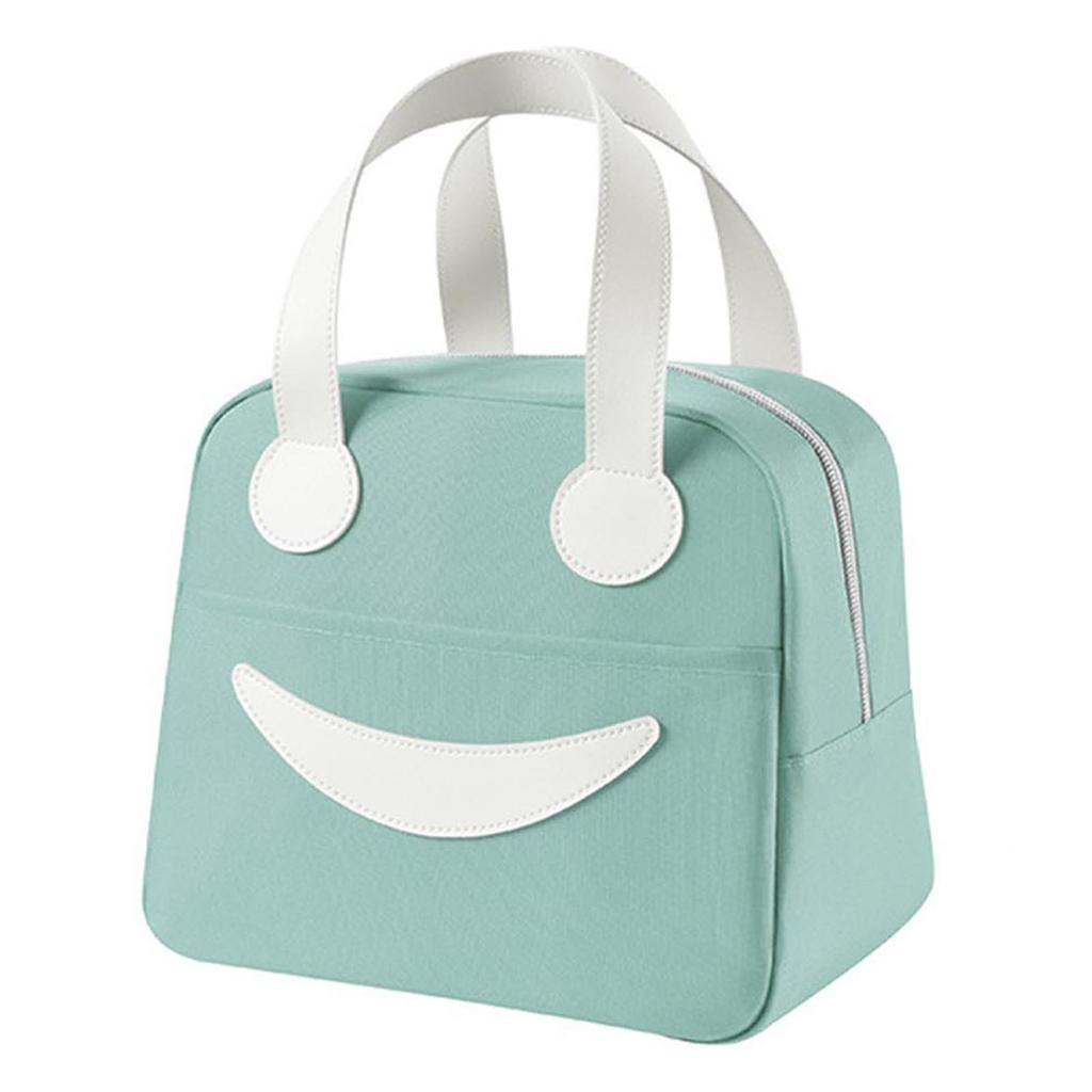 Lunch Bag Insulated Hand Carry Oxford Cloth Cute Large Capacity Lunch Box Bag for School  