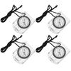 4pcs Brújula Profesional Escala de Mapa Brújula Accesorio Equipo para Exteriores