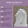 DIY 3D Hands Mold Couples Hands Casting Kit Souvenir Sculpture Hand Casting Kit Couples With Gloves Handmade Craft Set