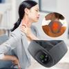Wireless Neck Heating Pad Electric Vibration Massage Heated Neck Wrap for Neck & Shoulder Rechargeable Neck Warmer Portable