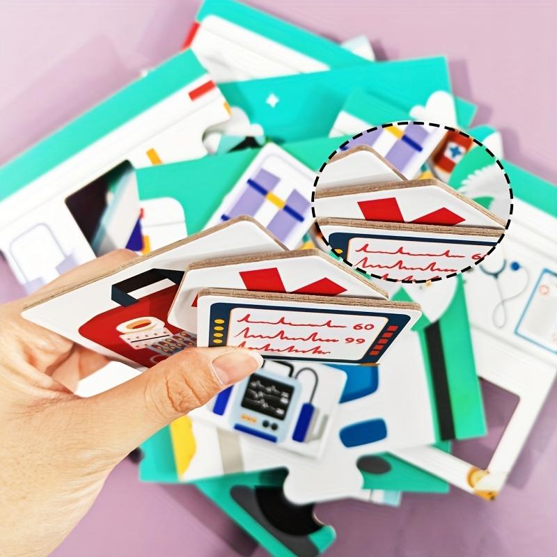 Jumbo Floor Puzzle Fire Truck Toddler Puzzles for Kids Firefighters Emergency Rescue Ambulance Jigsaw Puzzles Toys for Boy Girl