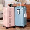 28-inch Women's Multifunctional Travel Suitcase with Charging Port and Large Capacity