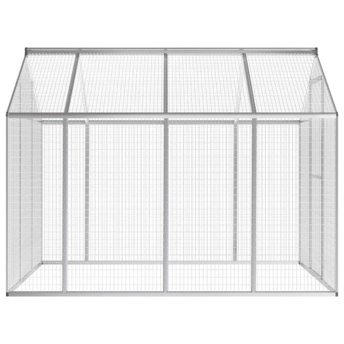 VidaXL Volière d'extérieur Aluminium 178 x 242 x 192 cm
