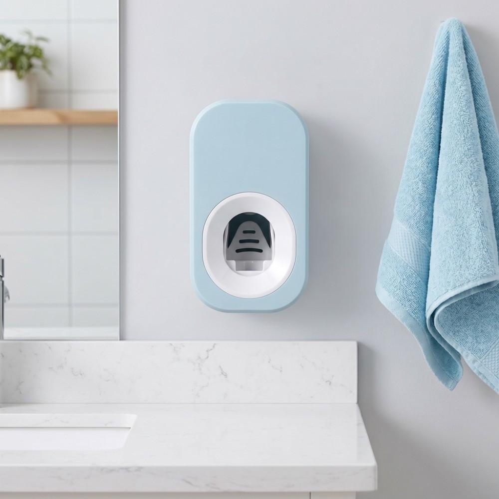 Wall Mounted Toothpaste Dispenser Punch-Free Bathroom Accessory Wall Mounted Tool Toilet