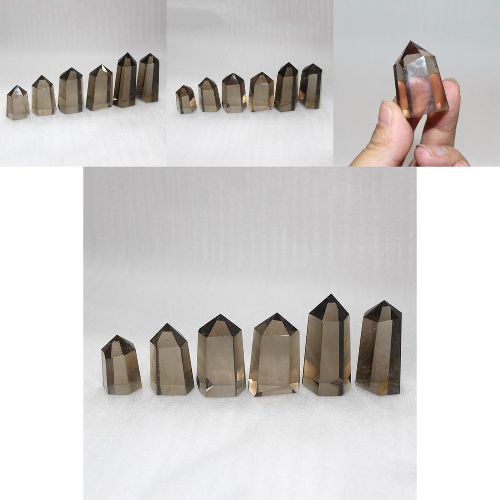 Natürlicher Rauchiger Citrin Quarz Obelisk Kristallstab Spitze Einzigartig Heilung Heimdeko Geschenk Mit Elegantem Design