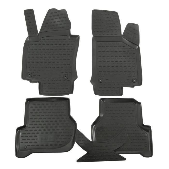 J&amp;J AUTOMOTIVE | Tapis De Sol En Caoutchouc 3D Exclusive Pour Skoda Octavia 2 2004-2013