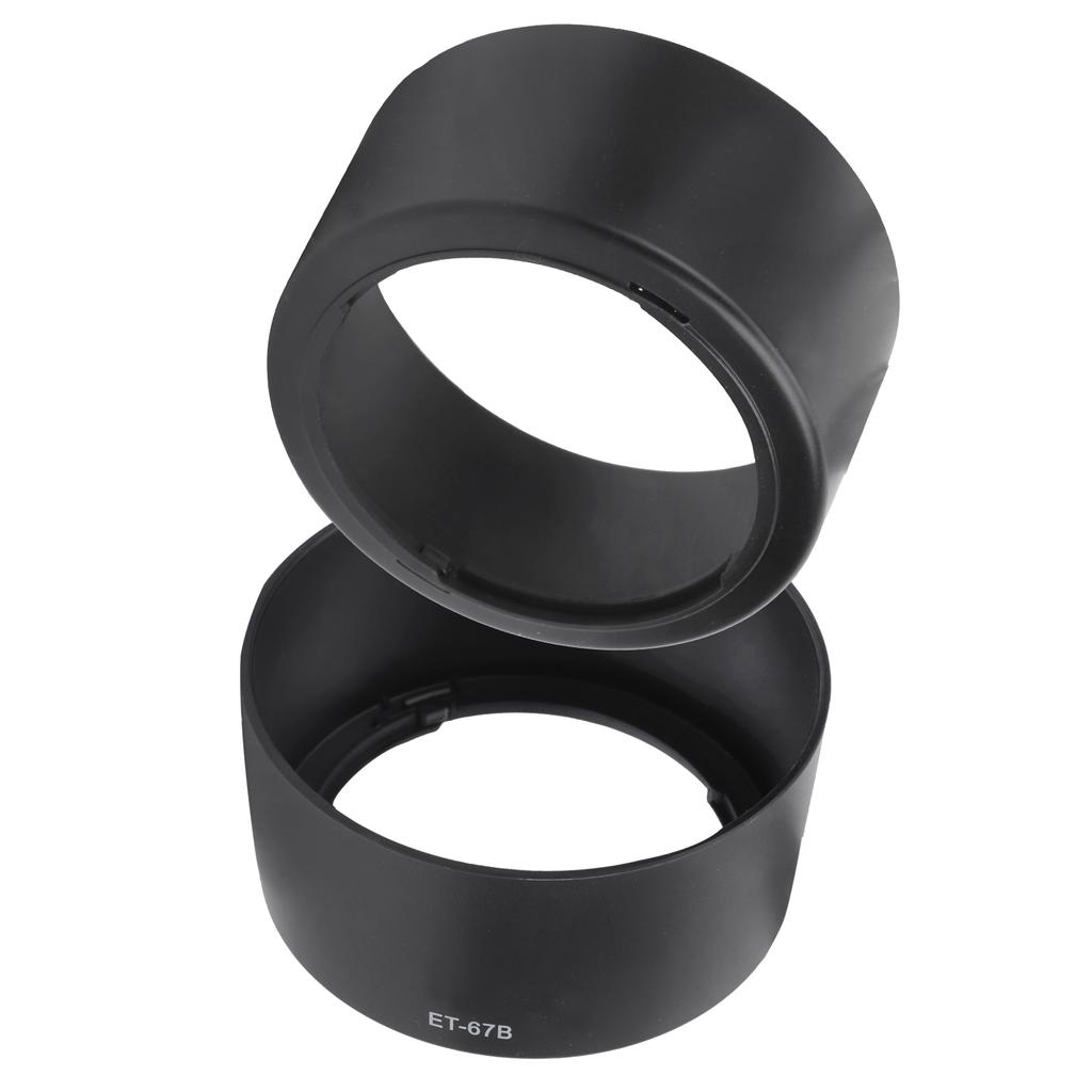 2pcs ET67B Plastic Camera Mount Lens Hood Lightweight Fit for EFS 60mm F 2.8 USM Lens