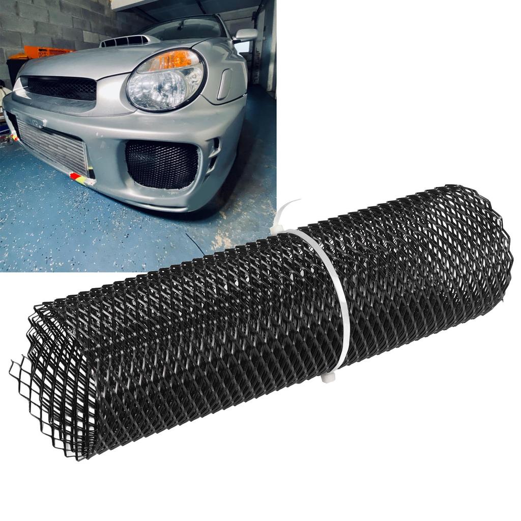 Car Front Center Grid Grille Rhombic Mesh Stable Structure Aluminum Fit for Cars