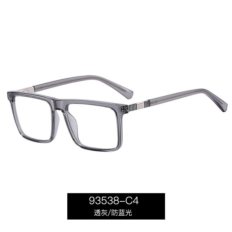 High Quality Reading Glasses Men Anti Blue Light Presbyopia Eyewear Black Red  Frame Spring Leg Fashion Eyeglasses