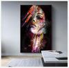 Abstract Graffiti Art Canvas Painting Pop Art Canvas Posters Modern Girls Wall Art Pictures For Living Room Wall Decor Background Wall Decoration