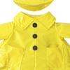 Spring Lawn Goose Raincoat Outfit With Umbrella For 17 Inch Outdoor Patio Decor Plastic Waterproof Costume Set