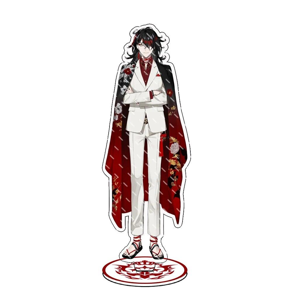 Anime Luxiem VTuber Akrylový Stojan Shu Mysta Luca Ike Vox Postava Modelka Talíř Dekor Dekor Fanoušci Dárky Cosplay Hot Key Chains