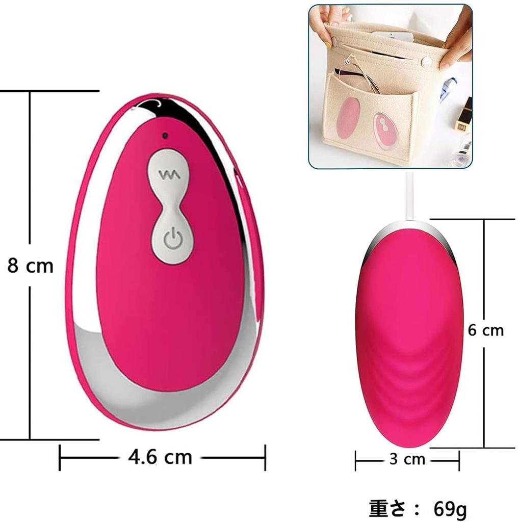 Rotor Vibrator for Women Popular Clitoris Electric Massager Vibrator Clitorism Egg Shape 10 Patterns Strong Vibration Silicone Silent Waterproof