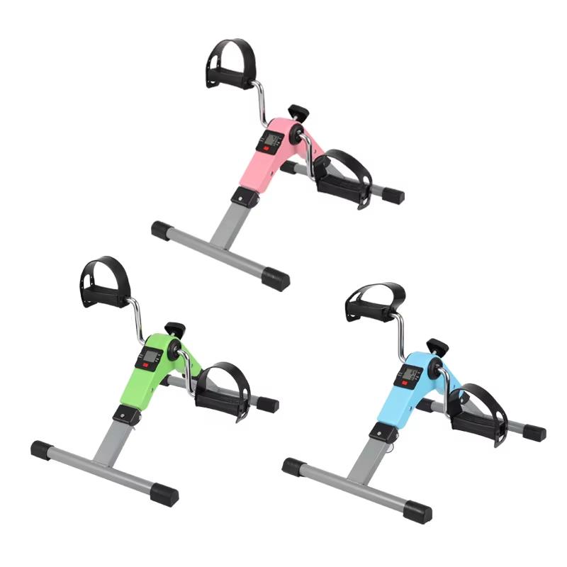 Mini Folding Treadmill Home Leg Fitness Trainer Rehabilitation Training Bicycle Compact Exercise Bike for Home Use
