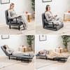 Convertible Single Sofa Bed - CELLUSTOP - 4 In 1 - Removable Cover - Reclining Backrest - Optimal Comfort