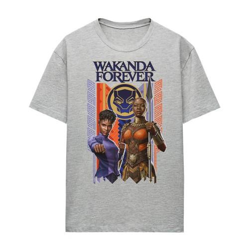 Black Panther: Wakanda Forever Womens/Ladies Shuri Okoye Heather T-Shirt