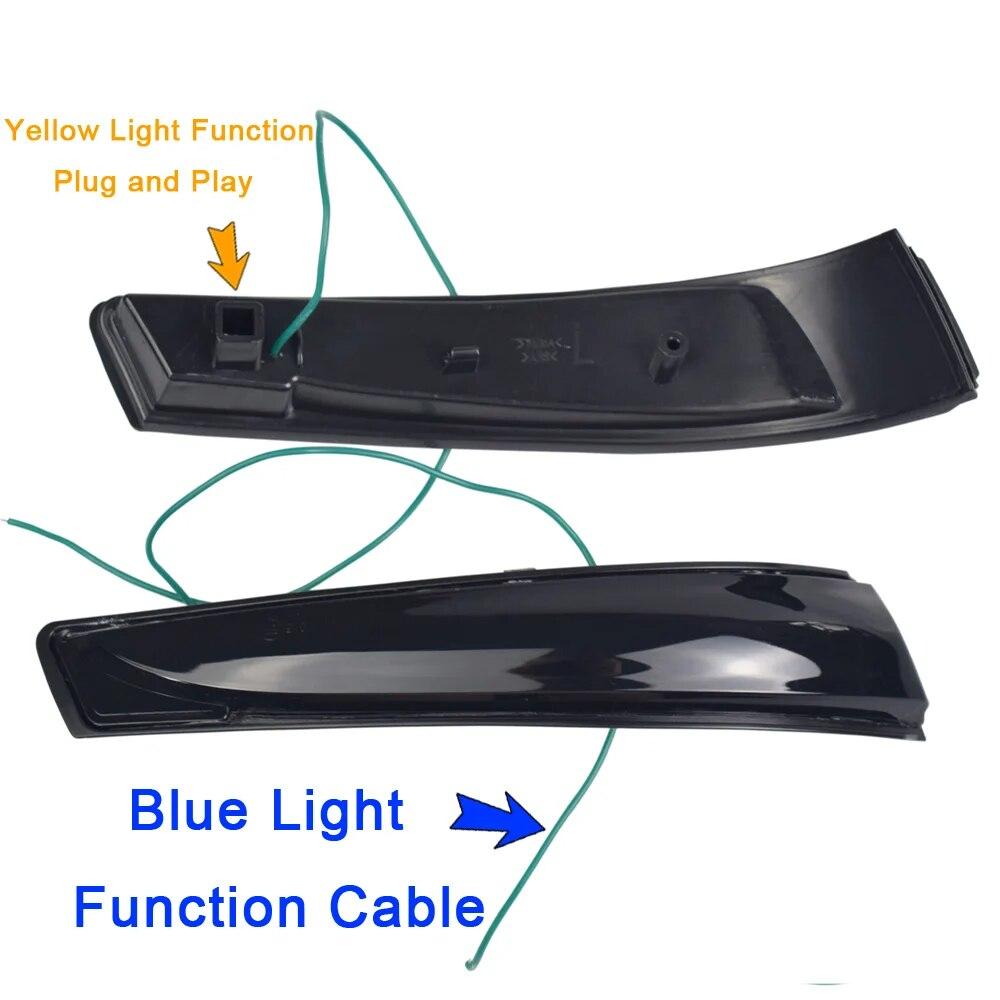 LED Dynamic Turn Signal Flashing Light Side Rear-View Mirror Indicator Blinker For Hyundai Elantra Avante MK5 MD UD Veloster