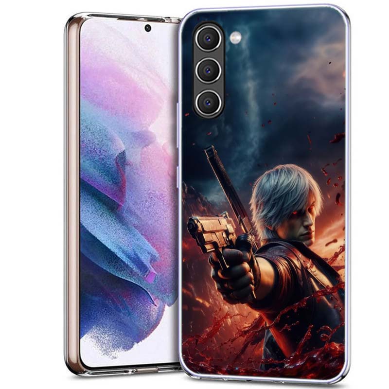 D-Devil May Cry DMC Phone Case for Samsung A54 A14 A24 A34 A17 A37 A57 A55 A35 A25 A15 A13 A23 A33 A53 A07 A05S A04S A03 A73 Gal