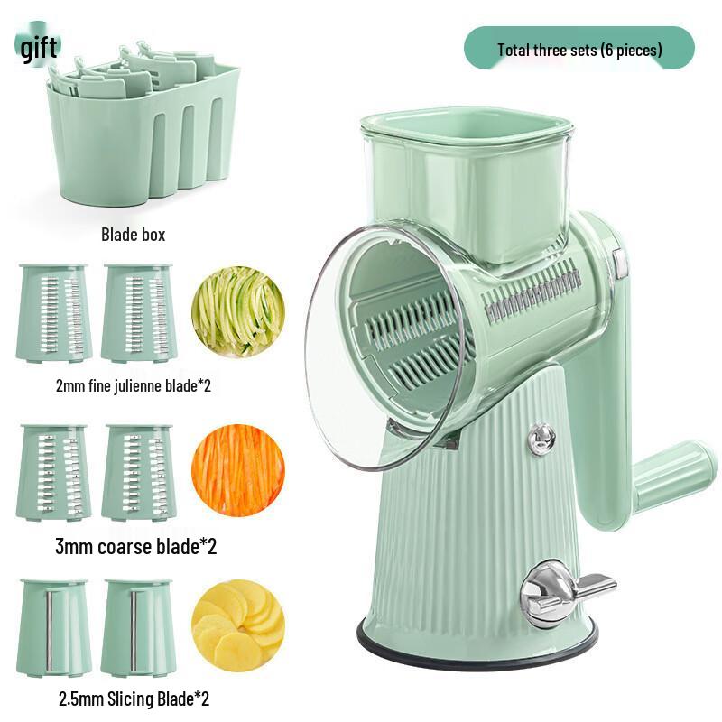 

ZISIZ Hand-cranked Rotary Vegetable Slicer
