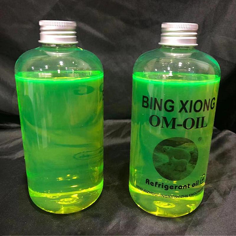 1pc 500ml Car Air Conditioner Leak Fluorescent Agent Leak Detection Oil Eco-Friendly AC Refrigerant Oil Agent For Leak Detection