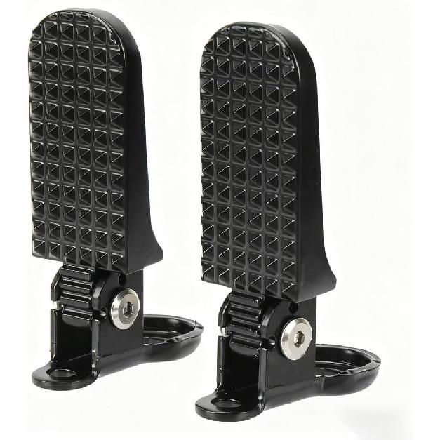 Elcykel passagerarfotpinnar Kompatibel Ridstar Q20 Lectric Xp4 Jetson Bolt Pro Wallke H9 AWD Hurley Big Swell Rad Power, Aluminiumlegering Halkfri Passagerare