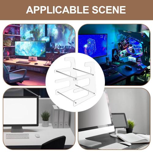 3-Tier Keyboard Stand, Acrylic Keyboard Organizer | Acrylic Storage Rack Display Stand Holder - Mechanical Computer Test Board Stand, Display Stand Ho