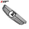 XVIP AMG Style Front Bumper Grille For Mercedes Benz C-Class W204 2008-2014 C180 C200 C350 S204 Glossy Black GTR Style Grille