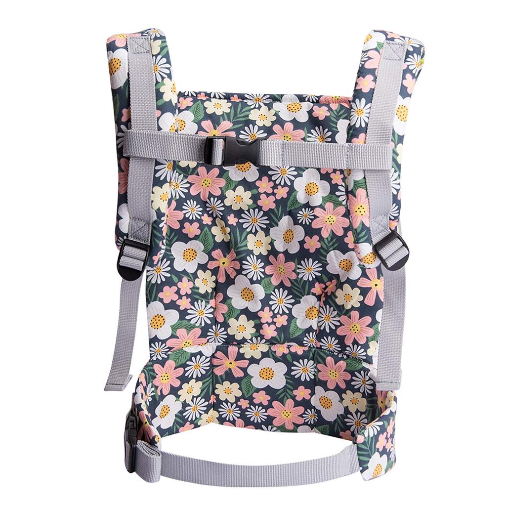 Bebamour Mini-Babytrage für Puppenpflege Enthält Puppenpflege Perfekt zum Nachspielen Geburtstagsgeschenk Puppen, Baumwolle, 2-Wege-Tragen, Zubehör, Spielen, (Grün