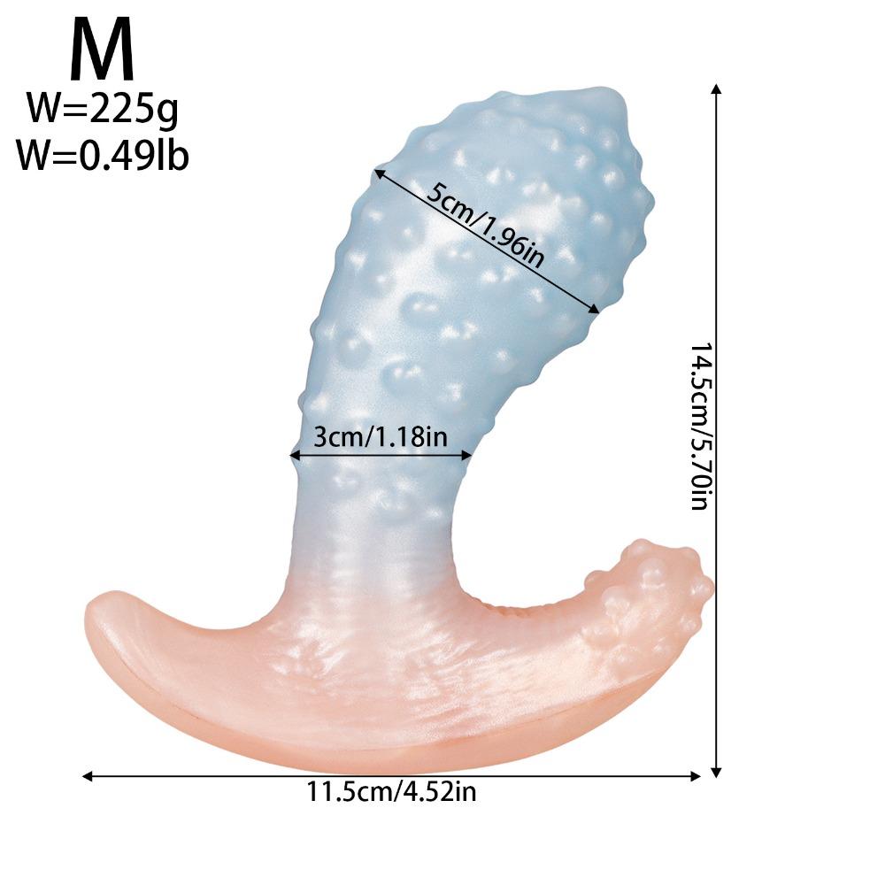 Silicone Alien Butt Plug Wearable Anal Toy SM Stimulator for Women Men