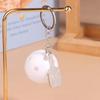 Creative Pickleball Racket Metal Keychain Colorful Hollow Golf Ball Keychains Pickle Dink Ball Fans Party Gift Bag Pendant