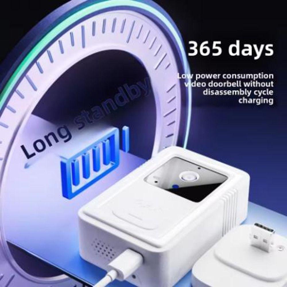 Self-Adhesive Tuya Video Doorbell Low-power Video Intercom Bell Wireless Doorbell Outdoor Security
