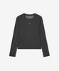Nyuballanseu Nbndg2W332 / Women Sheer Layered T-Shirt (Charcoal)
