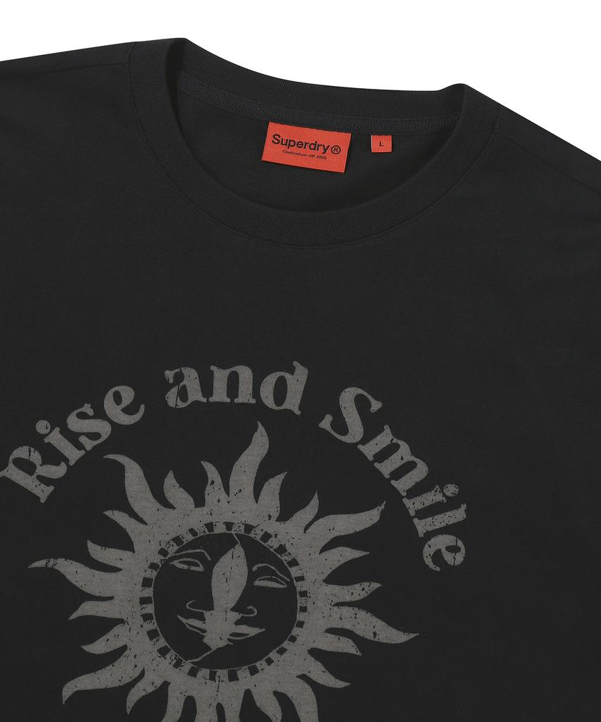 Syupeodeulai Sunrise Graphic T-Shirt Black