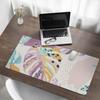 Gaming Mouse Pad and Keyboard Pad Abstract Leaves 100X50 Cm