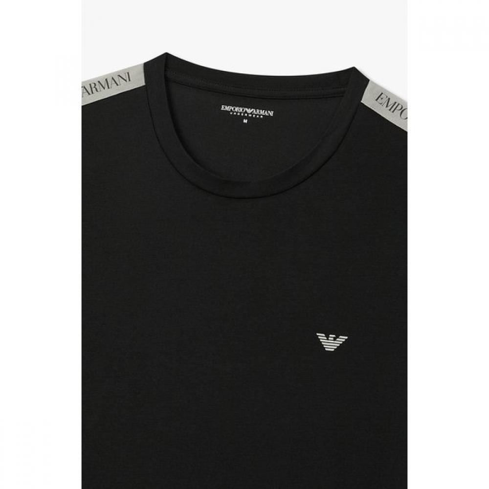 Emporio Armani Men S ShorT Sleeve Lounge T ShirT wiTh Logo paTch  0816134043 
