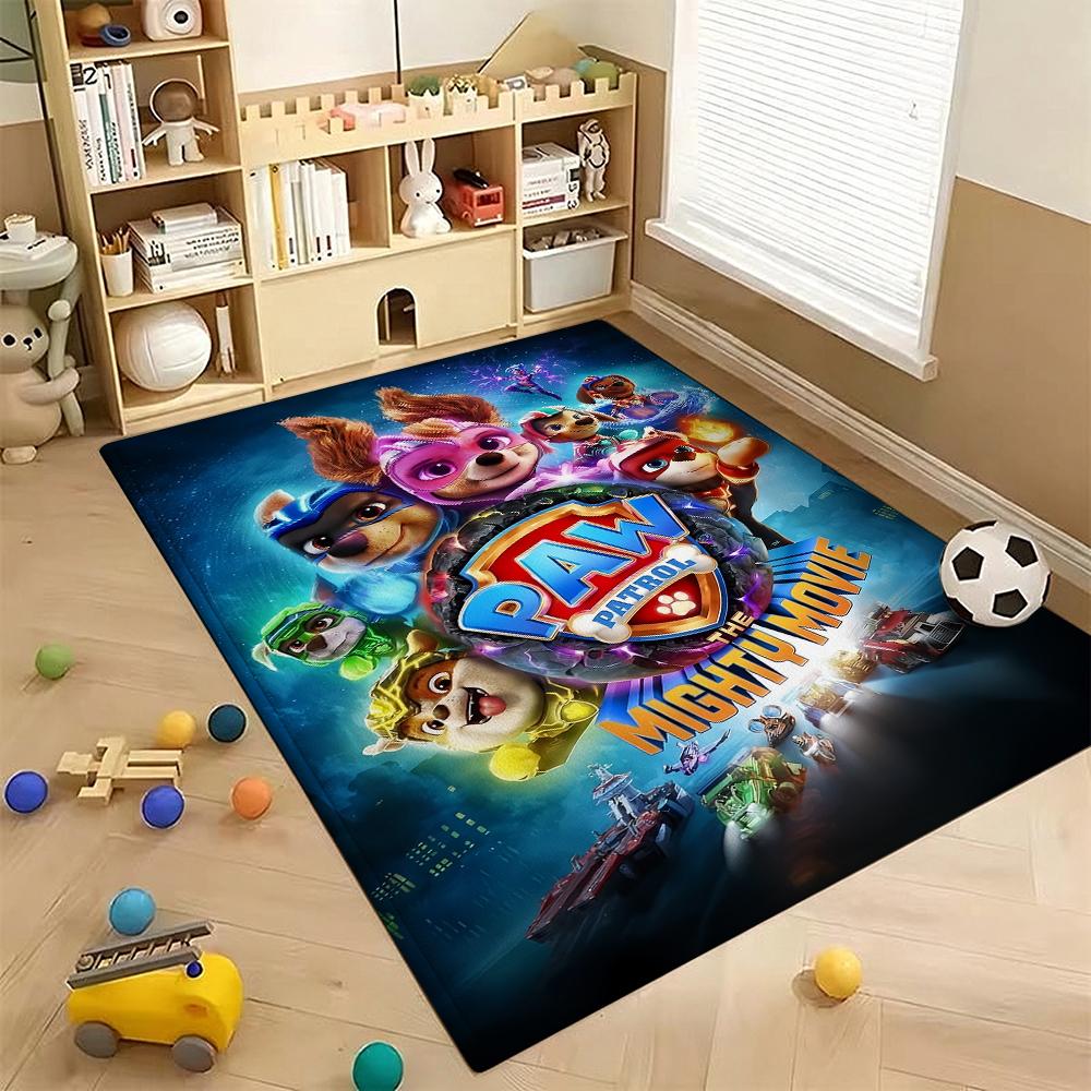 Paw Patrol Pups' Happy Time Patterned Rug Durable Stainresistant Carpet For Hallway Balcony Study Home Party Decor Birthday Gift
