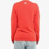 Adidas Logo Print Plain Crewneck Sweatshirt Women Tops Orange BS3241