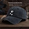 Fun Dog Paw Print Baseball Hat Unisex Outdoor Fashion Versatile Peaked Hat Trend