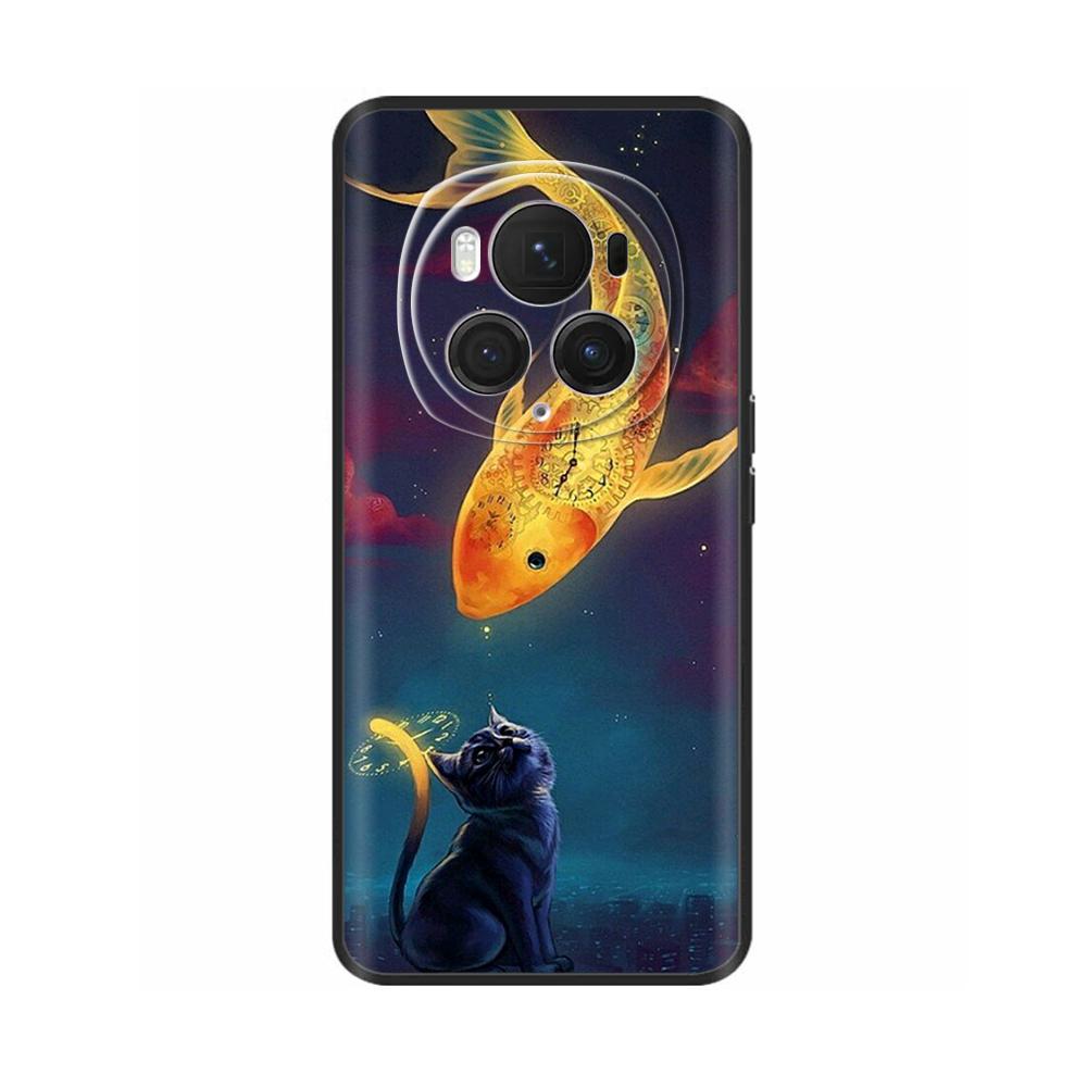 For Honor Magic6 Pro 5G Case For Huawei Honor Magic 6 5G Creative Soft Liquid Silicone Protection Phone Cover for Magic 6 pro