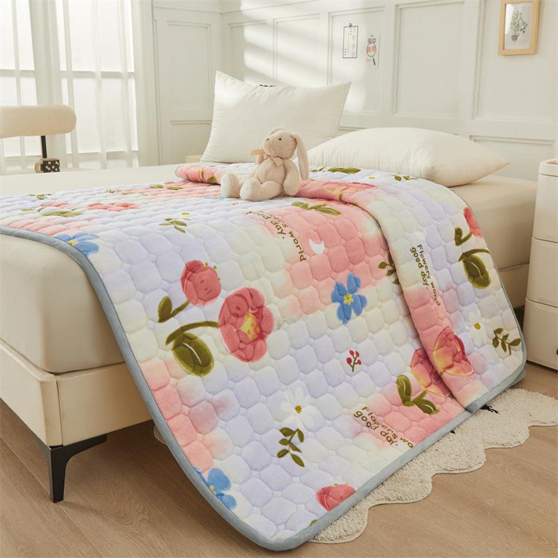 Novo colchão de veludo de leite farée velo dormitório estudante colchão acolchoado colchão macio anti-estático pilha almofada