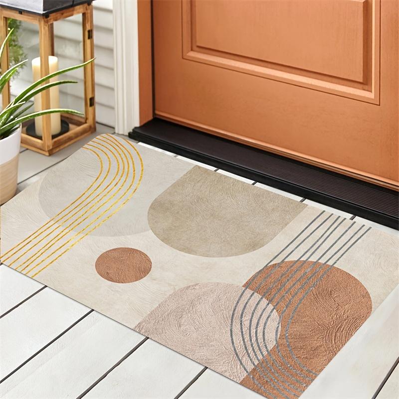 Luxurious Anti-Slip Door Mat-Super Absorbent, Soft Polyester Rug for Bathroom, Bedroom, Living Room & Entryway -Machine Washable