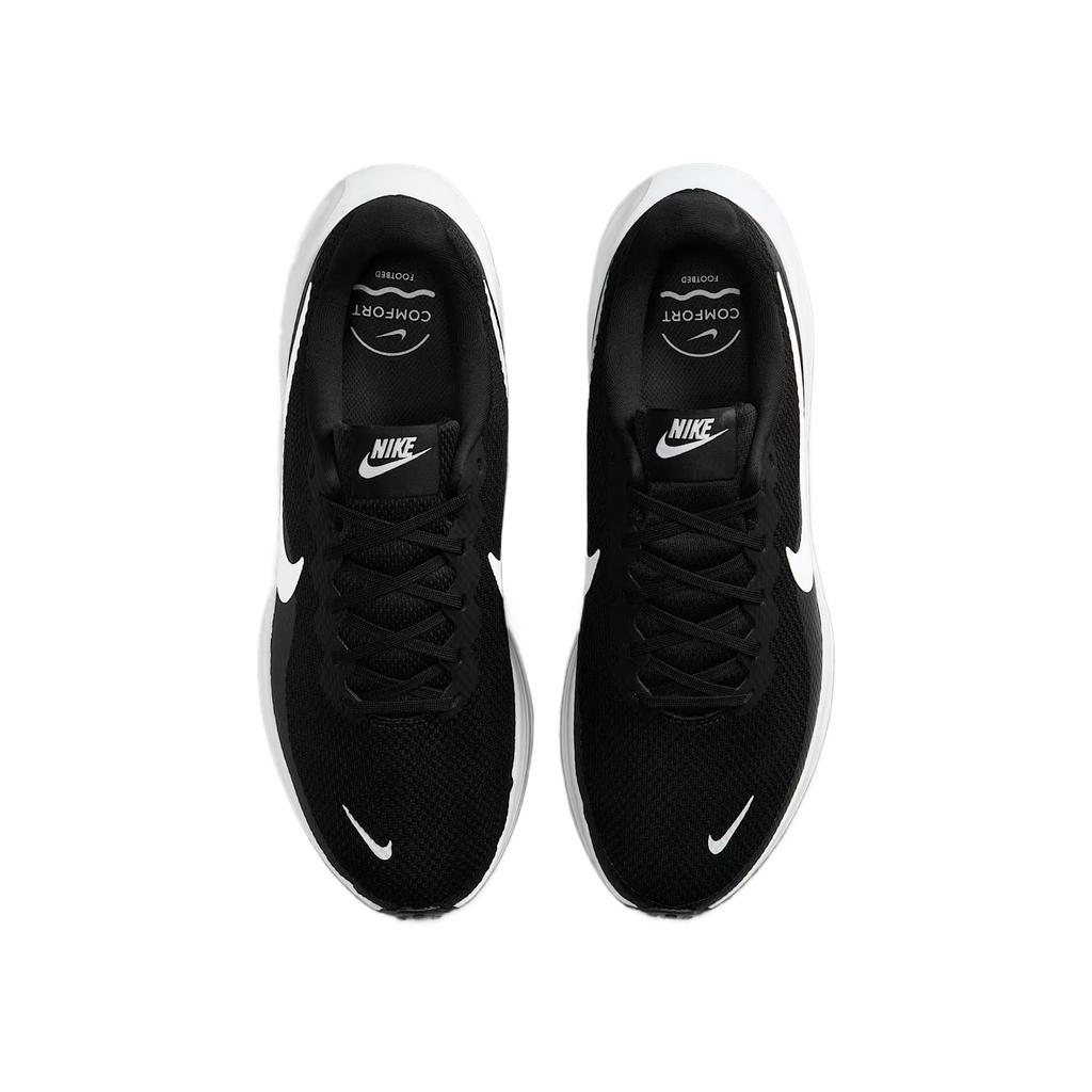 Nike REVOLUTION 8 Breathable Low top Casual Long Distance Running Sprint Running Shoes Men's Black White HQ1996-001