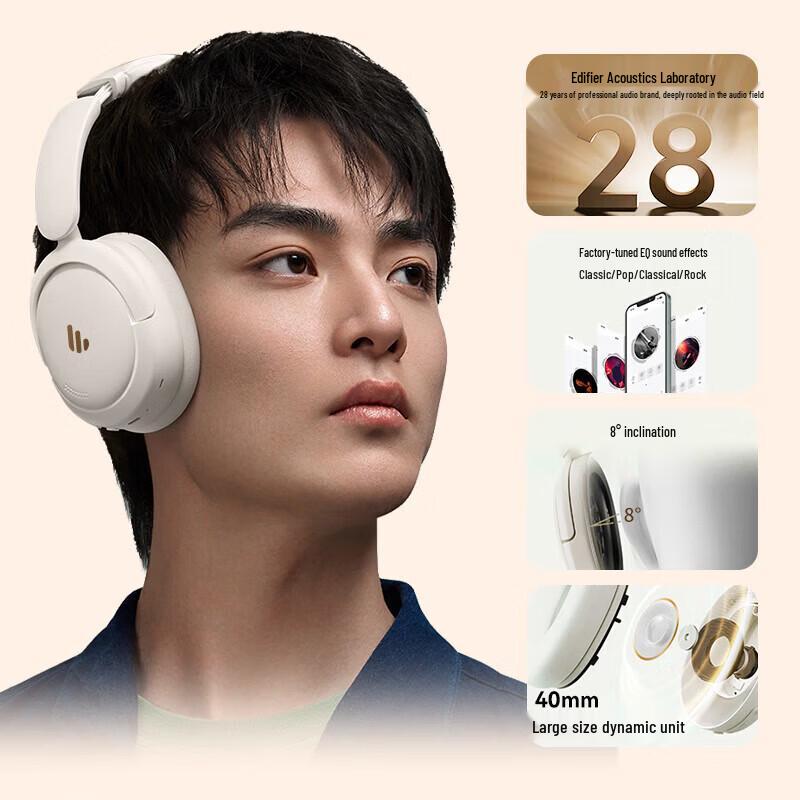 Edifier Lark Air Over-Ear Bluetooth Headphones