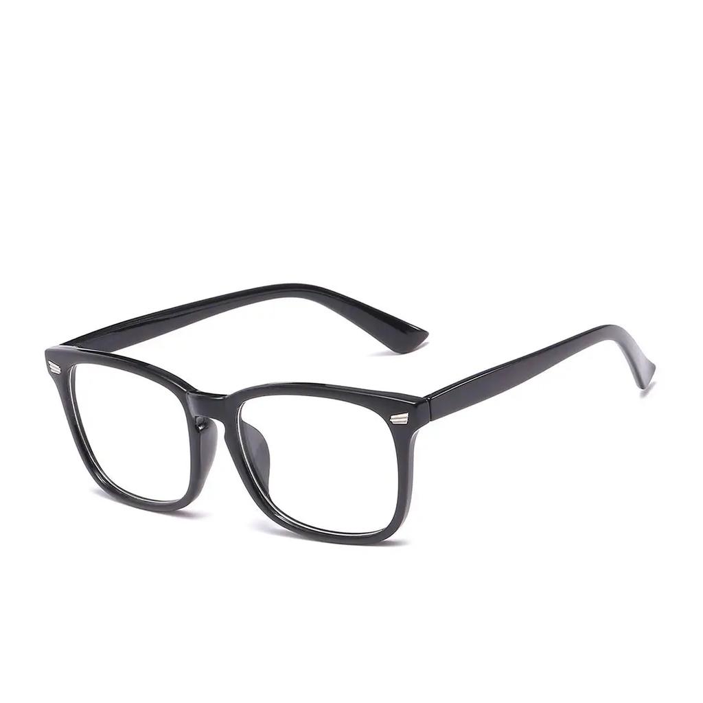 Classical Blue Light Blocking Glasses Square Computer Glasses Eyeglasses Frame Anti Blue Ray Computer Game Glasses