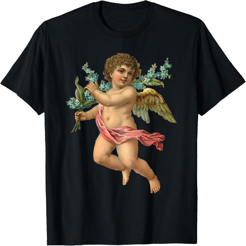 Angelic vintage cherub Heavenly gift t shirt T-Shirt S