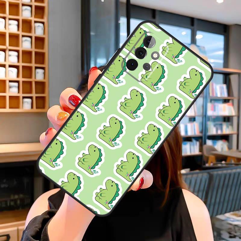 Cute Dinosaur Baby Case For Samsung Galaxy A33 A06 A05 A16 A26 A36 A56 A32 A52 A15 A53 A13 A34 A54 A14 A35 A55