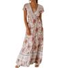 Fashionable Women's Leisure  Vacation Printed Dress Sexy Long Skirt For Women