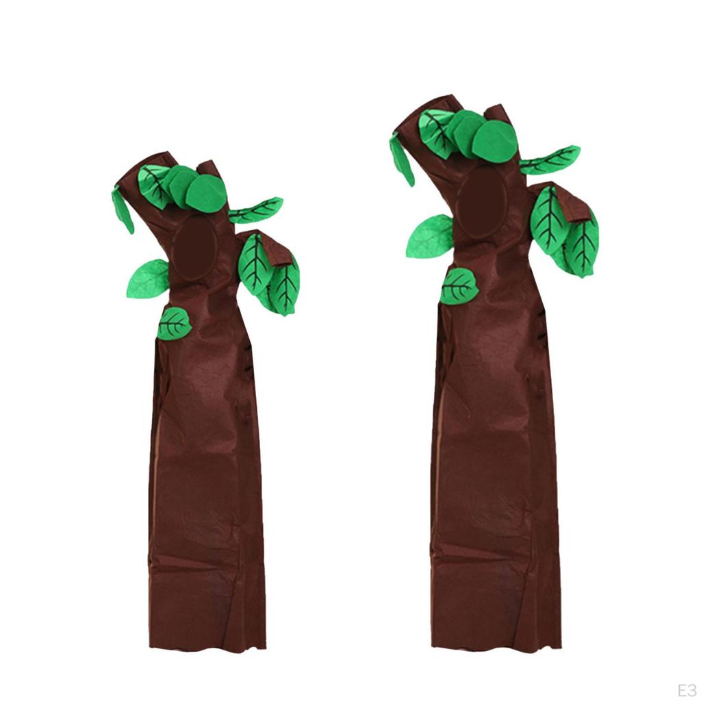 Tree Cosplay Children's Clothes Fashion Show Outfit for Performance Themed Party
