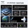 aigo U356 32GB USB3.2 Type-C Dual-Interface Mobile U Disk